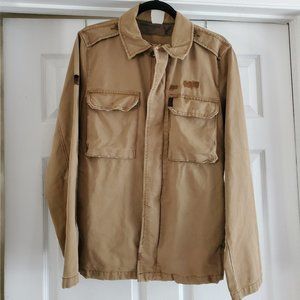 American Eagle  Outfitters Distressed  Cargo Utility Jacket Small